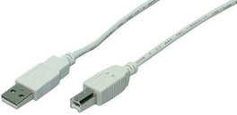 LogiLink Cable USB A a Mini B de 5 metros, gris