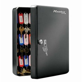 Master Lock Gabinete de llaves 50 llaves Negro