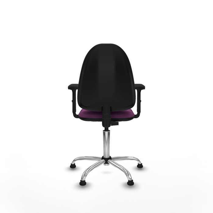 PIQUERAS Y CRESPO Silla de oficina Aýna Morado con Brazos 2D