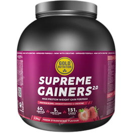 GOLD NUTRITION Supreme Gainers 2.0 Fresa - 2.9 kg