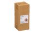 GIFTDECOR Jarrón Acrílico Cuadrado Base Madera 12x12x30cm