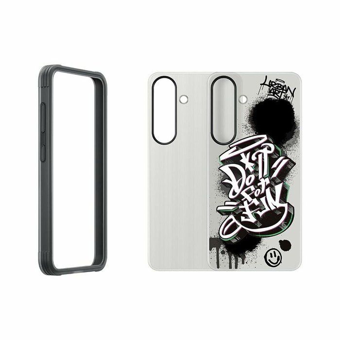Samsung EF-JS931 Flipsuit Rugged para Galaxy S25, Negro y Multicolor