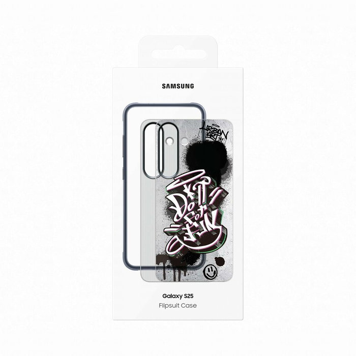Samsung EF-JS931 Flipsuit Rugged para Galaxy S25, Negro y Multicolor