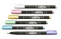 Tombow Fudenosuke Estuche de 6 Rotuladores Pastel para Papel Oscuro