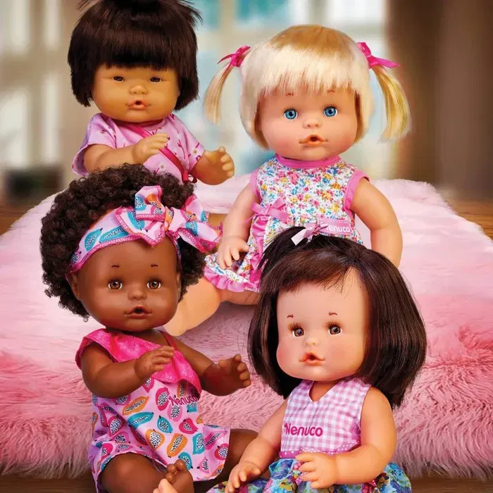 Nenuco Muñeca Estilo Afro 35 cm Bebé y Moja - NEN8056379144922 - Niños a partir de 2 años