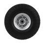 Rueda maciza para carretilla ø255 mm, ancho 80 mm, eje ø20 mm