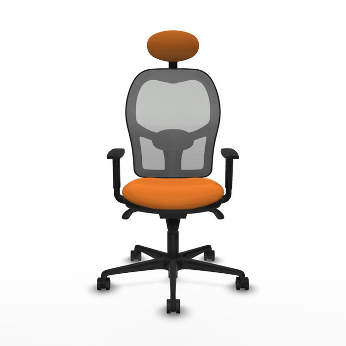 PIQUERAS Y CRESPO Silla de oficina Jorquera Naranja y Gris PIQUERAS Y CRESPO Silla de oficina Jorquera Naranja y Gris