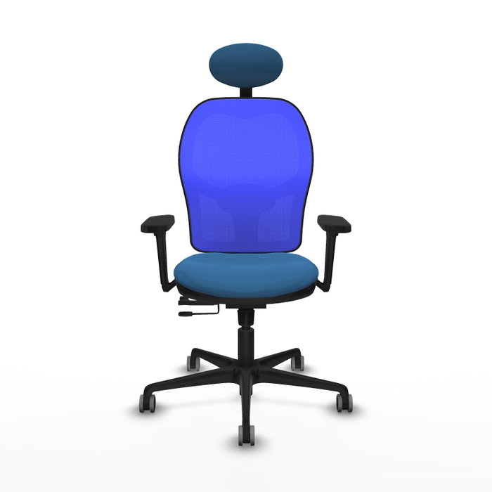 PIQUERAS Y CRESPO Silla de oficina Jorquera Azul con mecanismo Sincro/Traslack