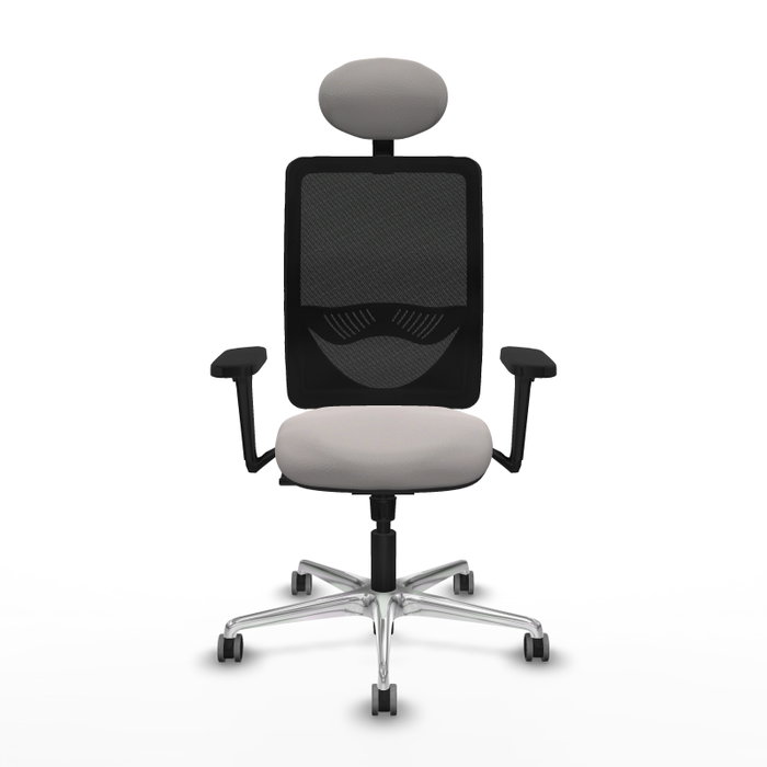 PIQUERAS Y CRESPO Silla de oficina Zulema con mecanismo Sincro, Blanco y Negro PIQUERAS Y CRESPO Silla de oficina Zulema con mecanismo Sincro, Blanco y Negro