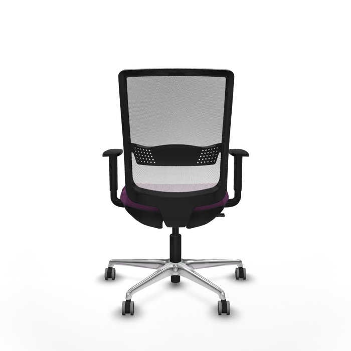 PIQUERAS Y CRESPO Silla de oficina Haches con mecanismo Sincro/Traslack Morado y Blanco