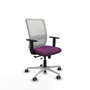 PIQUERAS Y CRESPO Silla de oficina Haches con mecanismo Sincro/Traslack Morado y Blanco