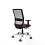 PIQUERAS Y CRESPO Silla de oficina Haches con mecanismo Sincro/Traslack Morado y Blanco