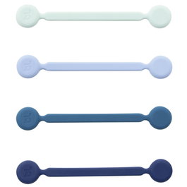 Bluelounge MagWrap Small Silicon Cable Holder, Pack de 4, Multicolor