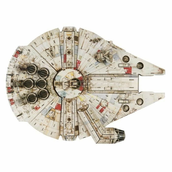 Spin Master Star Wars - Halcón Milenario - Modelo 4D para construir - 48 cm
