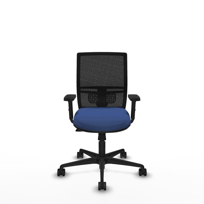 PIQUERAS Y CRESPO Silla de oficina Yunquera con mecanismo Sincro/Traslack, Azul marino y Negro PIQUERAS Y CRESPO Silla de oficina Yunquera con mecanismo Sincro/Traslack, Azul marino y Negro