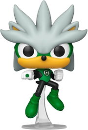 Funko Figura POP! Silver as the Green Lantern - Sonic the Hedgehog y Justice League