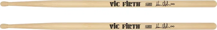 Vic Firth Vf Signature Series Marcus Gilmore Baquetas de Batería Hickory, Punta Lágrima Invertida, 16.125" Largo