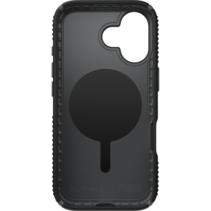 Speck Presidio2 Grip MagSafe Case para iPhone 17 - Black/Slate Grey/White