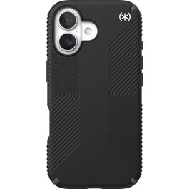 Speck Presidio2 Grip MagSafe Case para iPhone 17 - Black/Slate Grey/White