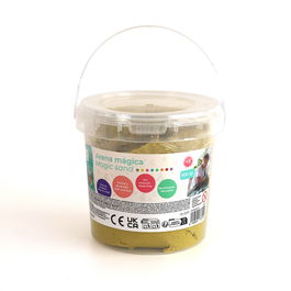 Deqube Arena Mágica Bote 900gr Amarillo D00315 Juego Creativo Infantil