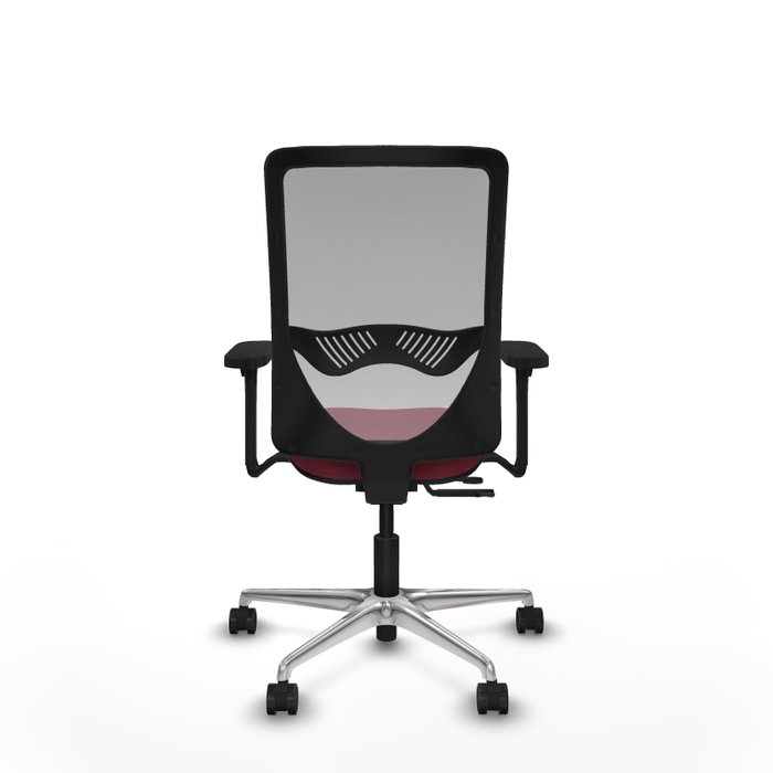 PIQUERAS Y CRESPO Silla de oficina Zulema con mecanismo Sincro/Traslack, Granate y Gris PIQUERAS Y CRESPO Silla de oficina Zulema con mecanismo Sincro/Traslack, Granate y Gris