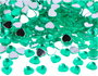 Innspiro Gemas decorativas acrílicas corazón verde 10x10mm