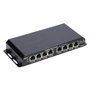 Extralink KRATOS Gigabit PoE Switch 8 puertos, 7 puertos PoE, 60W, Negro