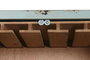 DKD Home Decor Botellero Vintage Azul Celeste Metal y MDF 41 x 157.5 x 76.5 cm