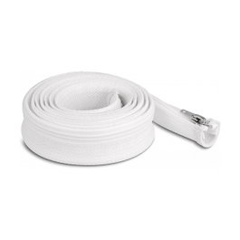 DeLOCK Manga trenzada con cierre de cremallera resistente al calor 2 m x 30 mm Blanco