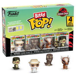 Funko Jurassic Park Pack de 4 Figuras Bitty POP! Vinyl Series 2