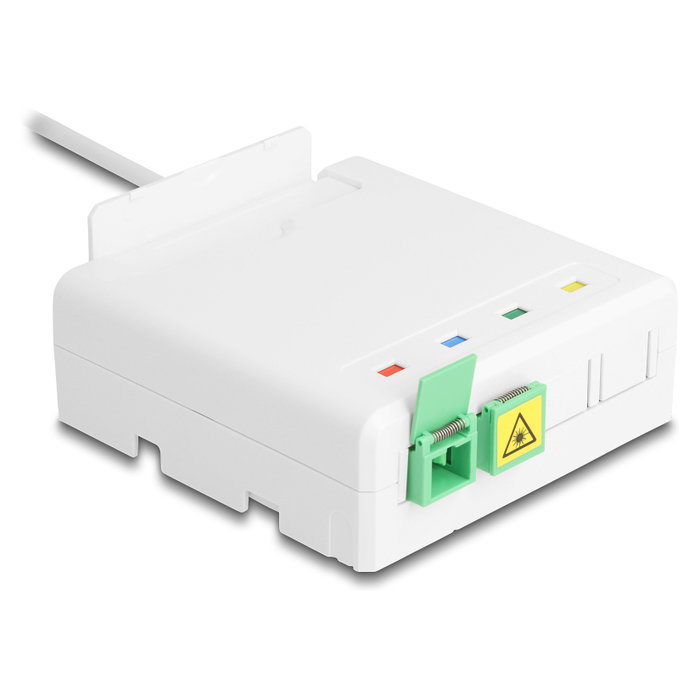 DeLOCK Caja de conexión de fibra óptica 2 x SC/APC Simplex con cable de 40 m
