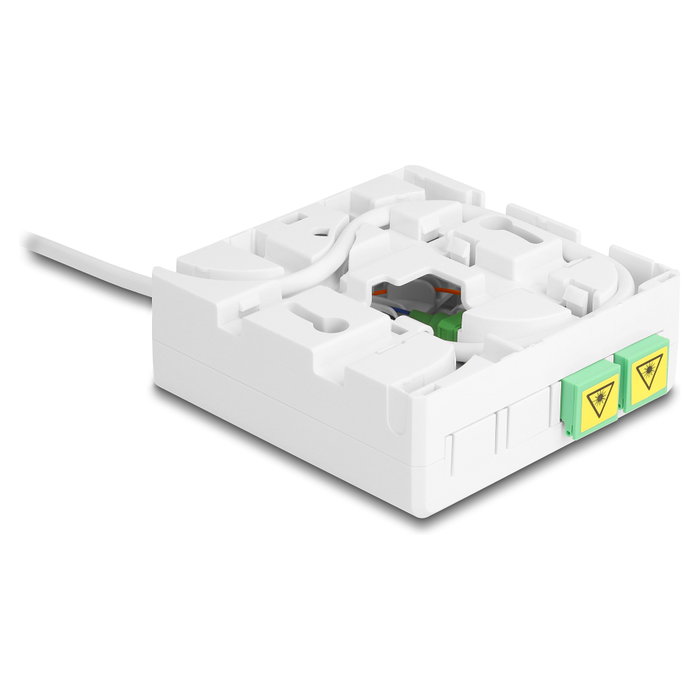 DeLOCK Caja de conexión de fibra óptica 2 x SC/APC Simplex con cable de 40 m