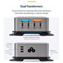 StarTech.com 424DUK-USB-C-CHARGER Cargador USB-C de 4 Puertos 240W con Tecnología GaN, Power Delivery 3.1, Hasta 140W por Puerto, Cable AC de 1.8m, Color Gris