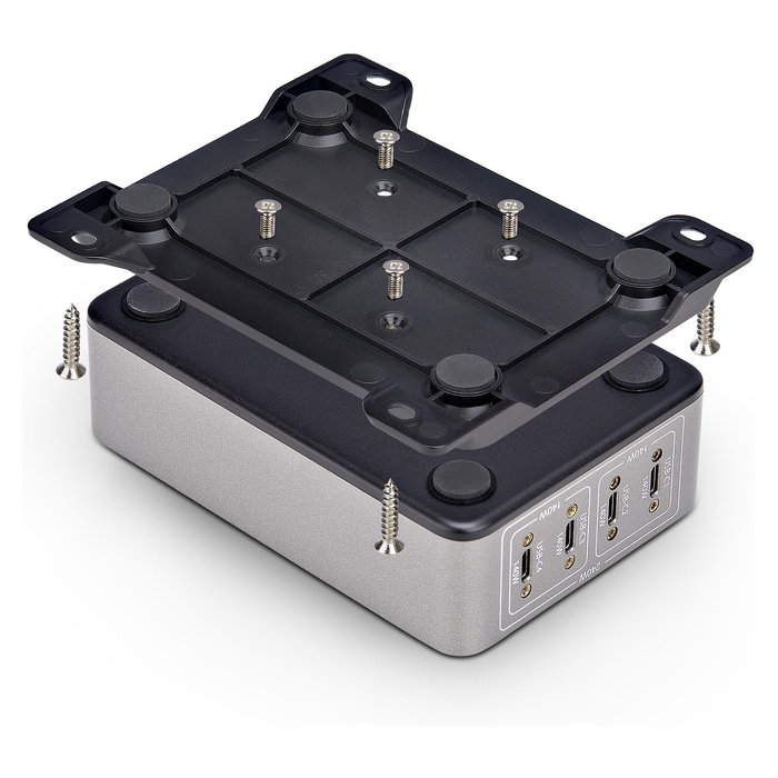 StarTech.com 424DUK-USB-C-CHARGER Cargador USB-C de 4 Puertos 240W con Tecnología GaN, Power Delivery 3.1, Hasta 140W por Puerto, Cable AC de 1.8m, Color Gris