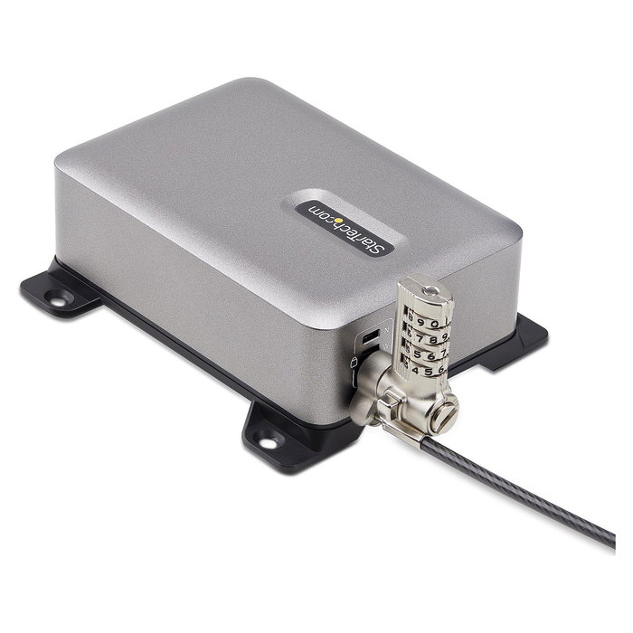 StarTech.com 424DUK-USB-C-CHARGER Cargador USB-C de 4 Puertos 240W con Tecnología GaN, Power Delivery 3.1, Hasta 140W por Puerto, Cable AC de 1.8m, Color Gris