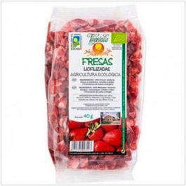 VEGETALIA Fresas Liofilizadas 40g Vegano Sin Gluten Sin Lactosa Sin Azúcares Añadidos