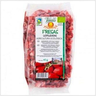 VEGETALIA Fresas Liofilizadas 40g Vegano Sin Gluten Sin Lactosa Sin Azúcares Añadidos VEGETALIA Fresas Liofilizadas 40g Vegano Sin Gluten Sin Lactosa Sin Azúcares Añadidos