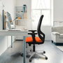 PIQUERAS Y CRESPO Silla de oficina Cilanco Rojo/Gris con mecanismo Sincro/Traslack