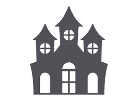 Misskuty Troquel fino ZAG Halloween casa