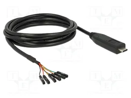 DeLOCK 63946 Convertidor USB Type-C™ 2.0 a TTL (3,3 V) 6 Pin