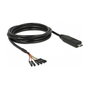 DeLOCK 63946 Convertidor USB Type-C™ 2.0 a TTL (3,3 V) 6 Pin