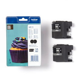 Brother LC-123BK Tinta Negra Pack 2 Unidades