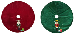 DKD Home Decor Base para Árbol de Navidad Cascanueces 90x90 cm