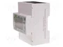 F&F Contador Digital para Raíl DIN LCD 10A