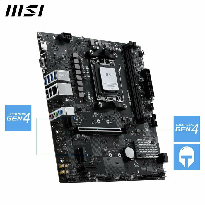 MSI PRO B840M-B Micro ATX AMD B840 Socket AM5 DDR5