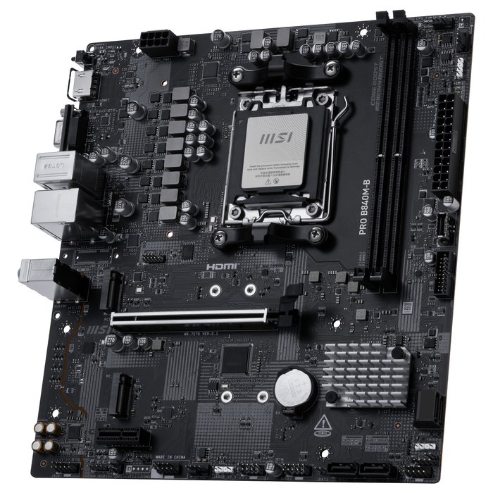 MSI PRO B840M-B Micro ATX AMD B840 Socket AM5 DDR5