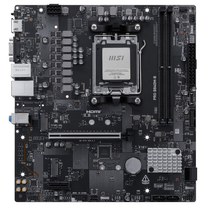 MSI PRO B840M-B Micro ATX AMD B840 Socket AM5 DDR5