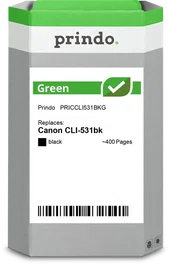 Prindo Cartucho de tinta PRICCLI531BKG Verde