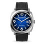 Watchpeople 700990 Reloj de Cuarzo con Esfera Azul y Correa Negra