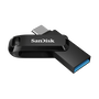 Sandisk Ultra Dual Drive Go unidad flash USB 32 GB USB Type-A / USB Type-C 3.2 Gen 1 Negro SDDDC3-032G-G46